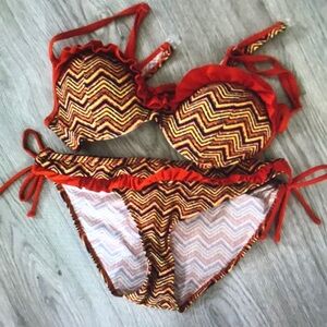 Vibrant Zigzag Bikini Set